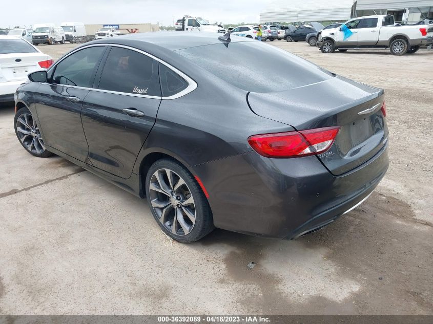 2015 CHRYSLER 200 C - 1C3CCCCG8FN549007