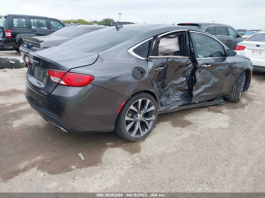 2015 CHRYSLER 200 C - 1C3CCCCG8FN549007