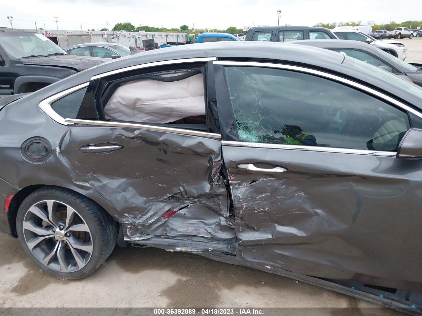 2015 CHRYSLER 200 C - 1C3CCCCG8FN549007