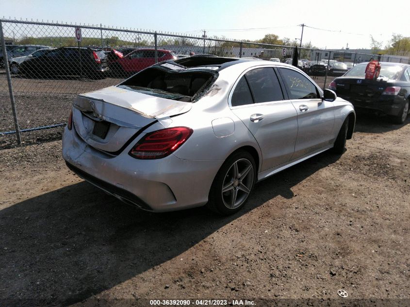 2016 MERCEDES-BENZ C-CLASS C 300 - 55SWF4KBXGU117416