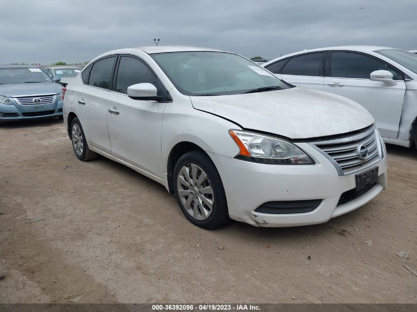 2013 NISSAN SENTRA S - 3N1AB7AP8DL795295