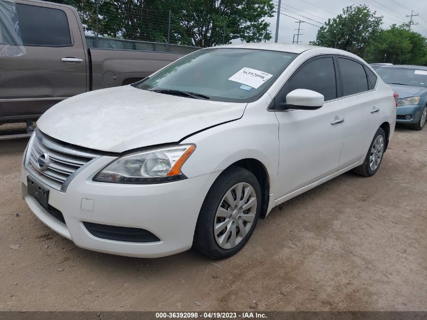 2013 NISSAN SENTRA S - 3N1AB7AP8DL795295