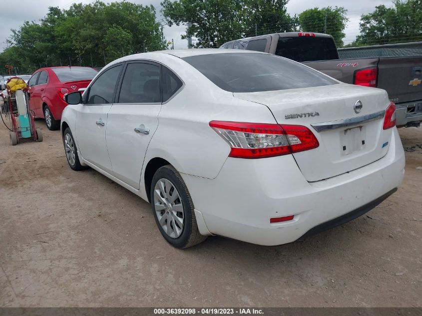 2013 NISSAN SENTRA S - 3N1AB7AP8DL795295