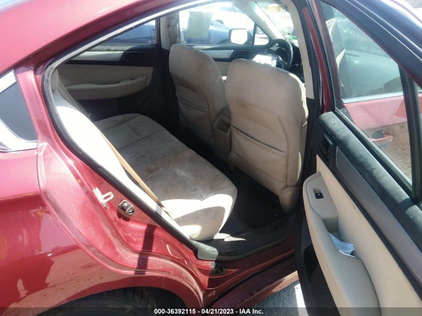 2015 SUBARU LEGACY 2.5I - 4S3BNAA62F3036282