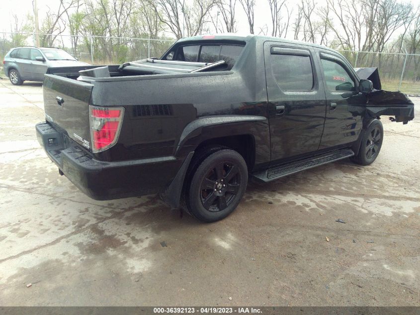 2014 HONDA RIDGELINE RTL - 5FPYK1F55EB002204