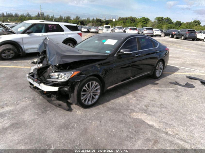 2017 GENESIS G80 3.8L KMHGN4JE1HU176329