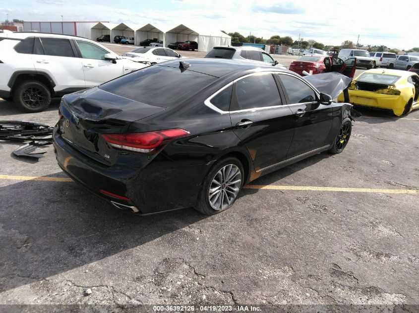 2017 GENESIS G80 3.8L KMHGN4JE1HU176329