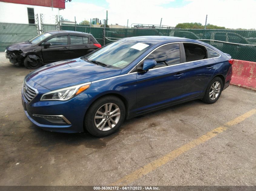 2015 HYUNDAI SONATA 2.4L SE - 5NPE24AF7FH041120