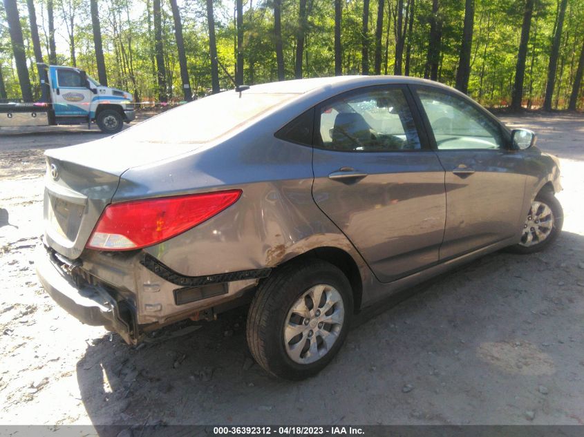 2016 HYUNDAI ACCENT SE - KMHCT4AE9GU990859