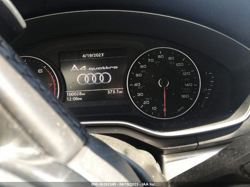 2017 AUDI A4 PREMIUM - WAUANAF44HN053155