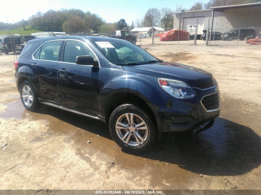 2016 CHEVROLET EQUINOX LS - 2GNALBEK3G1148246