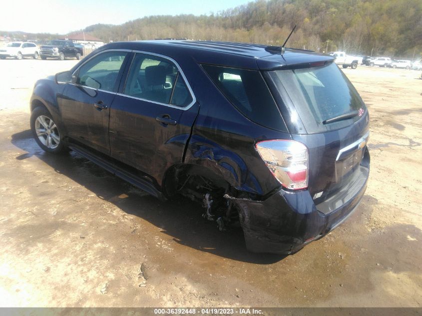2016 CHEVROLET EQUINOX LS - 2GNALBEK3G1148246