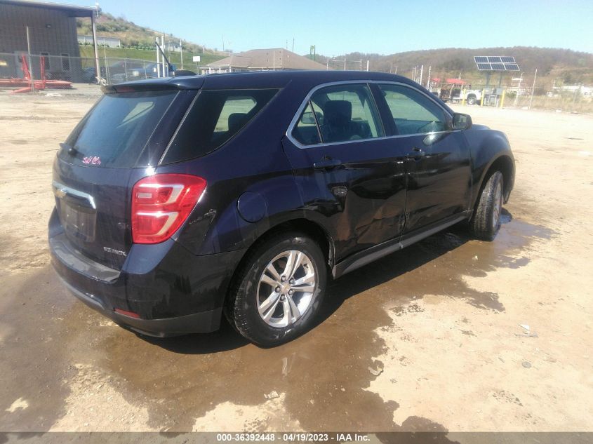 2016 CHEVROLET EQUINOX LS - 2GNALBEK3G1148246