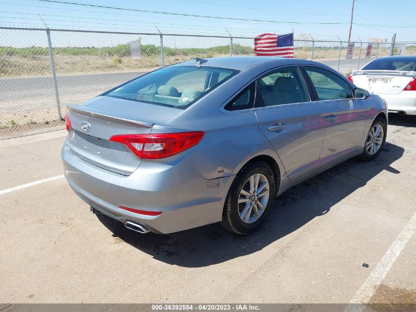 2015 HYUNDAI SONATA 2.4L SE - 5NPE24AF1FH066949