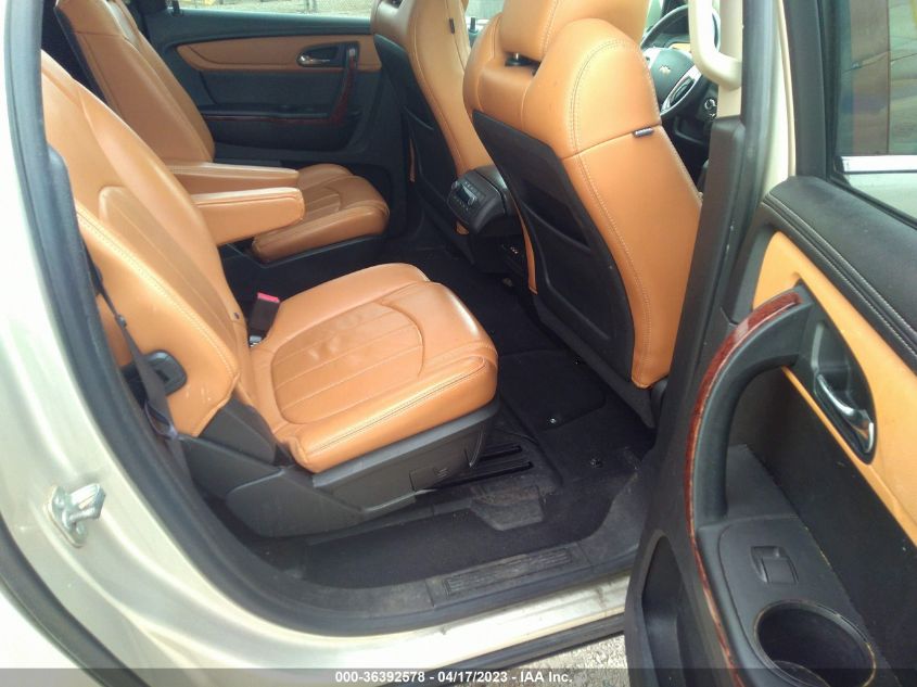 2013 CHEVROLET TRAVERSE LTZ - 1GNKVLKD5DJ148275