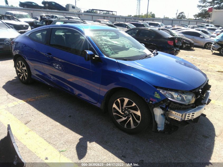 2018 HONDA CIVIC COUPE LX-P - 2HGFC4B07JH300073