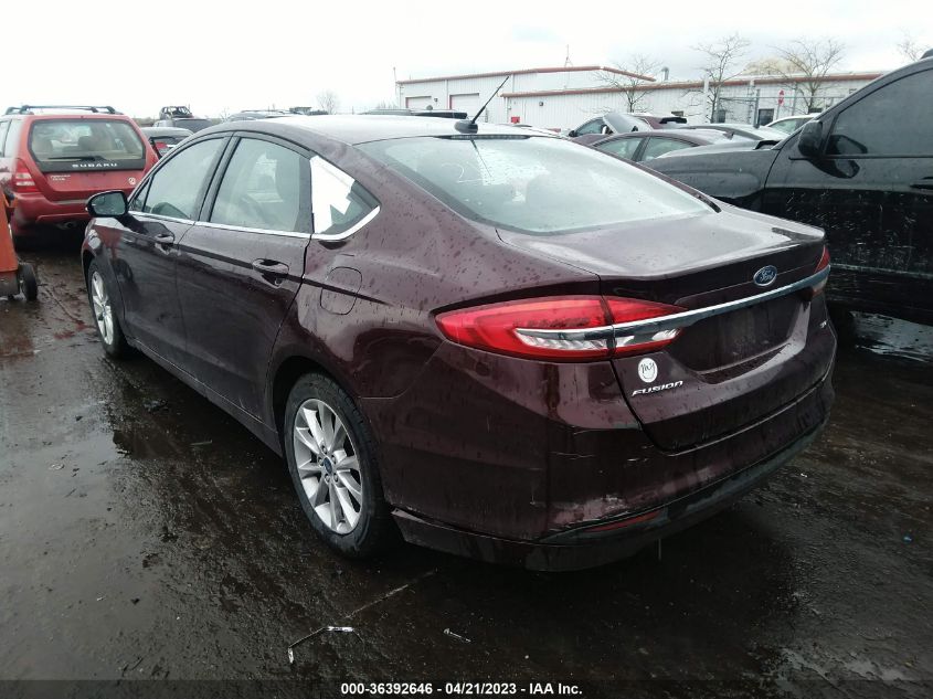 2017 FORD FUSION SE - 3FA6P0H71HR396982