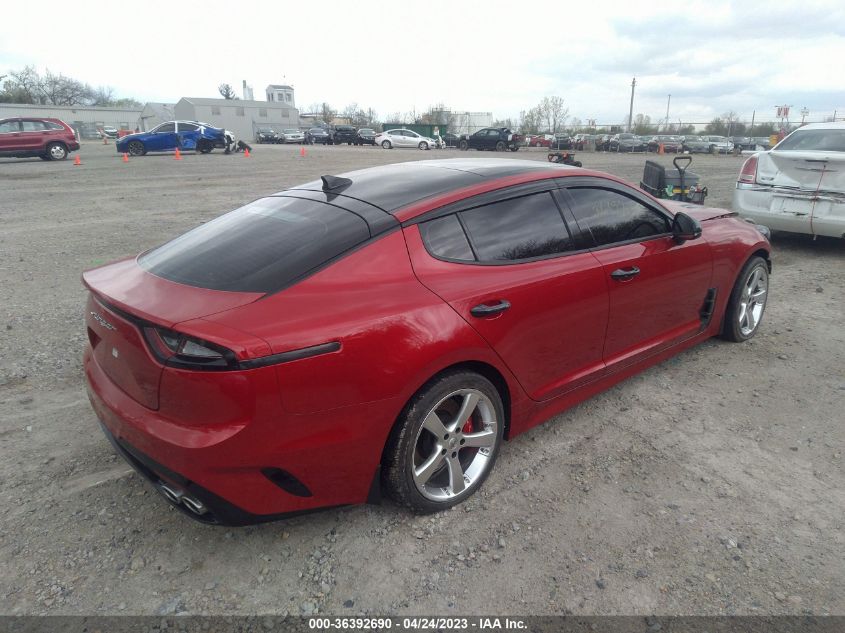 2019 KIA STINGER GT1 - KNAE45LC0K6054456