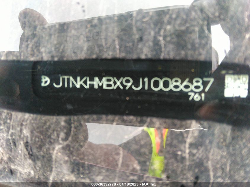 2018 TOYOTA C-HR XLE - JTNKHMBX9J1008687