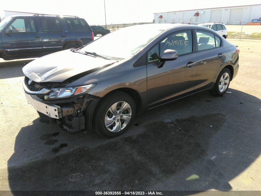 2013 HONDA CIVIC SDN LX - 19XFB2F50DE069318