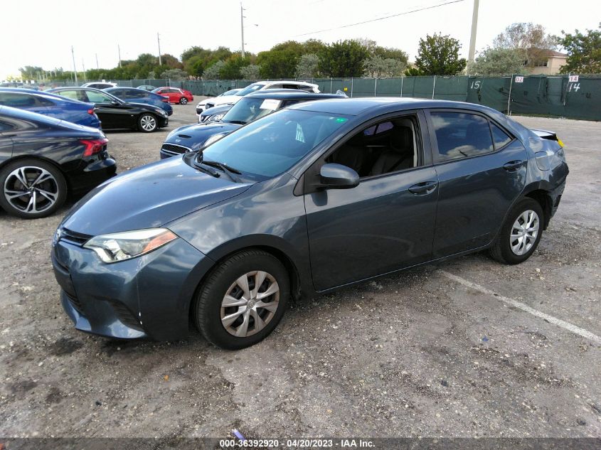 2015 TOYOTA COROLLA L/LE/S/S PLUS/LE PLUS - 2T1BURHE7FC264848