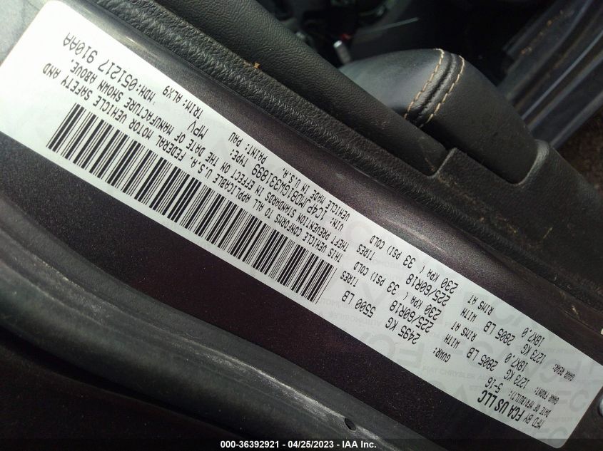 2016 JEEP CHEROKEE HIGH ALTITUDE - 1C4PJMDB1GW331899