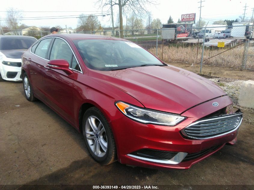 2018 FORD FUSION SE - 3FA6P0HD7JR149493