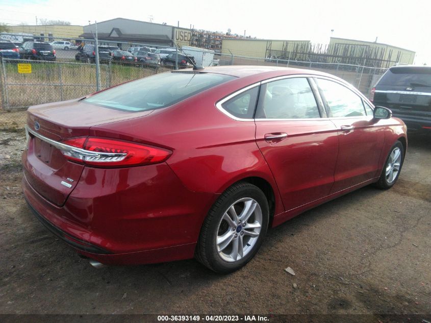 2018 FORD FUSION SE - 3FA6P0HD7JR149493