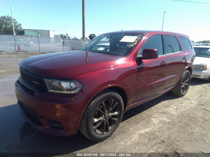 VIN 1C4RDHDG8KC535239 2019 DODGE DURANGO GT