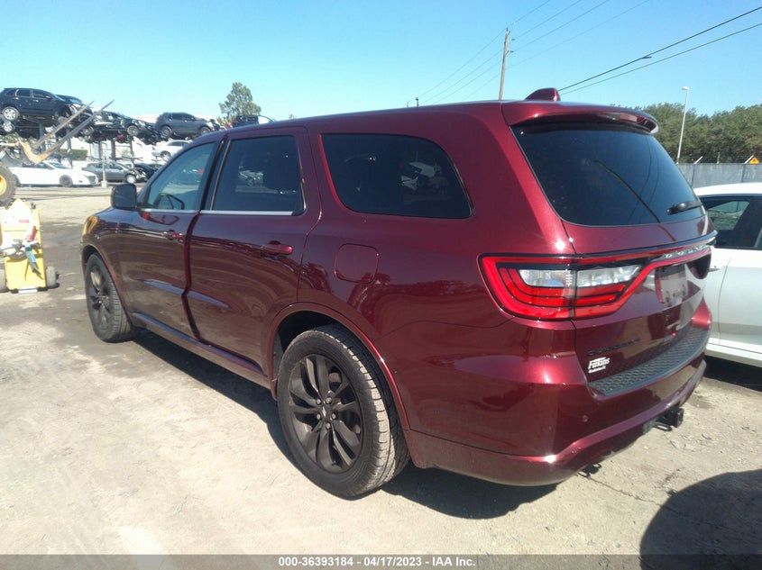VIN 1C4RDHDG8KC535239 2019 DODGE DURANGO GT