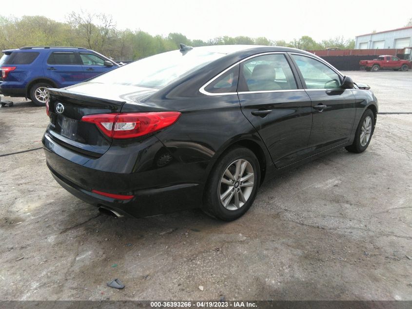 2015 HYUNDAI SONATA 2.4L SE - 5NPE24AF3FH155762