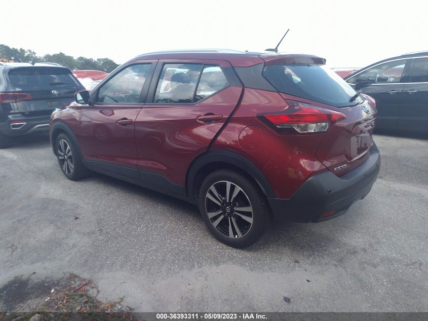 VIN 3N1CP5CV2LL529263 2020 NISSAN KICKS SV