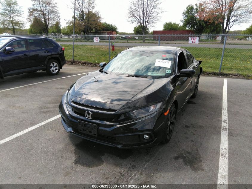 2019 HONDA CIVIC SEDAN SPORT - 2HGFC2F87KH570376