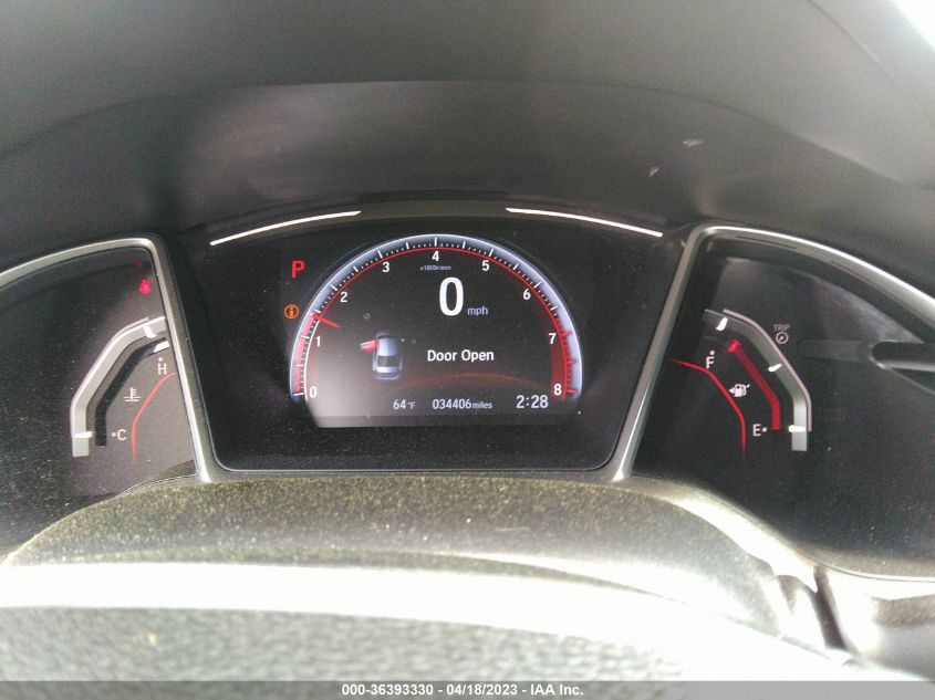 2019 HONDA CIVIC SEDAN SPORT - 2HGFC2F87KH570376