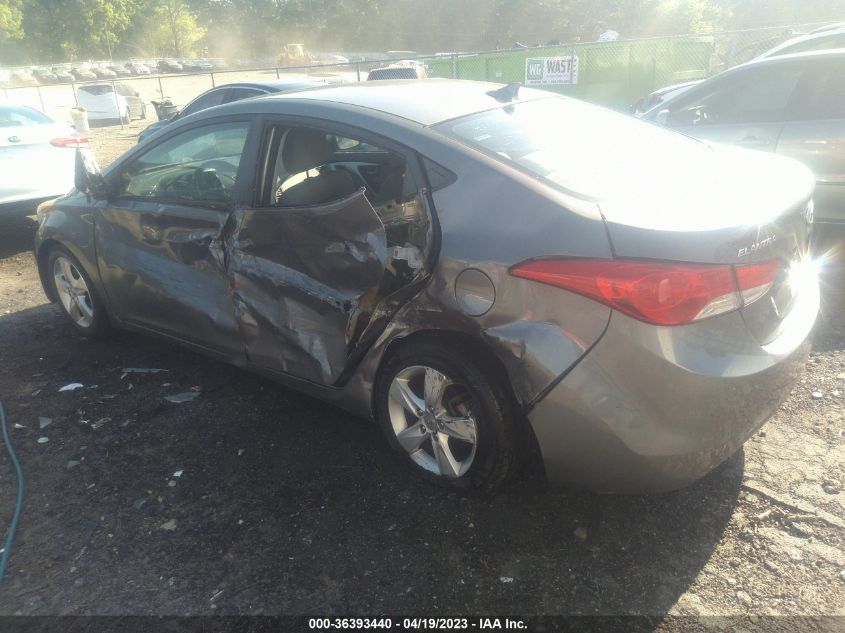 2013 HYUNDAI ELANTRA GLS PZEV - 5NPDH4AE9DH256724