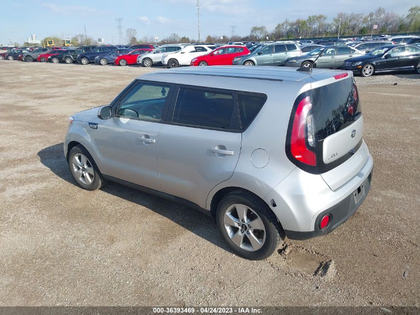 2019 KIA SOUL BASE - KNDJN2A22K7014865