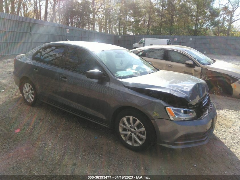 2015 VOLKSWAGEN JETTA SEDAN 1.8T SE - 3VWD17AJXFM284528