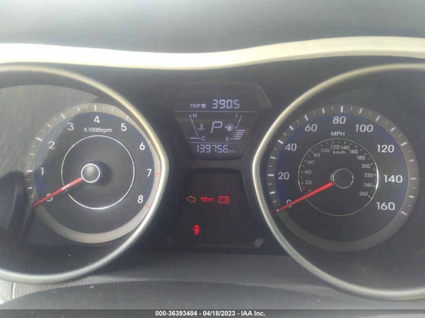 2014 HYUNDAI ELANTRA LIMITED - KMHDH4AE5EU200587