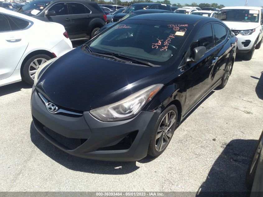 2014 HYUNDAI ELANTRA LIMITED - KMHDH4AE5EU200587