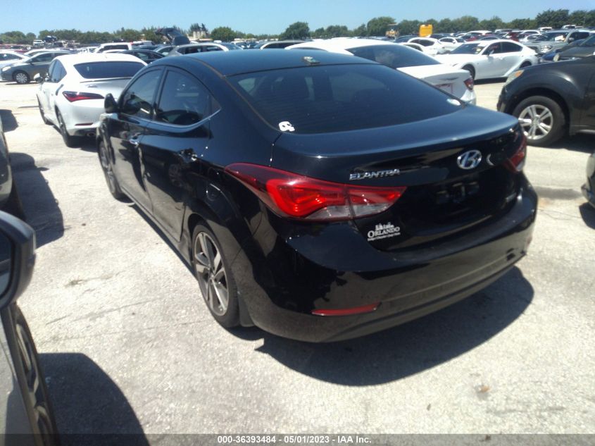 2014 HYUNDAI ELANTRA LIMITED - KMHDH4AE5EU200587