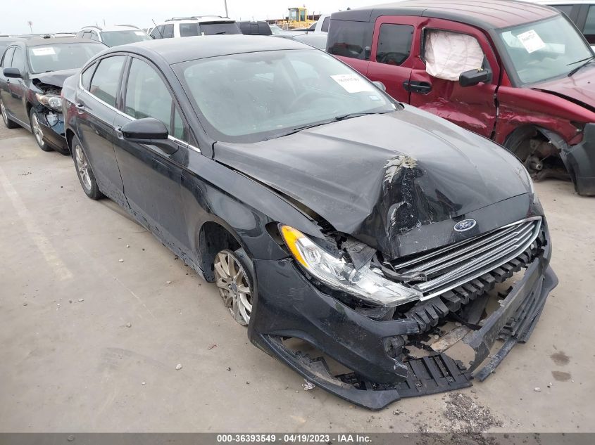 2017 FORD FUSION S - 3FA6P0G70HR214853