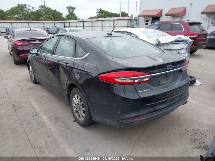 2017 FORD FUSION S - 3FA6P0G70HR214853