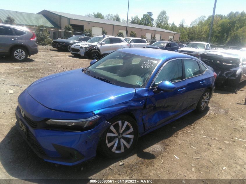 2022 HONDA CIVIC SEDAN LX - 2HGFE2F23NH524456