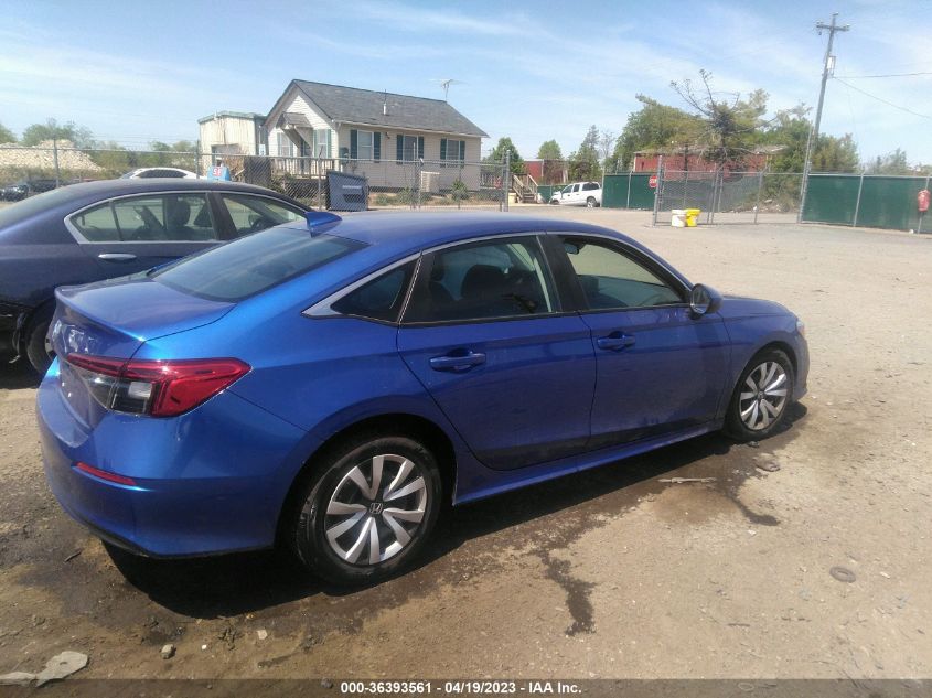 2022 HONDA CIVIC SEDAN LX - 2HGFE2F23NH524456