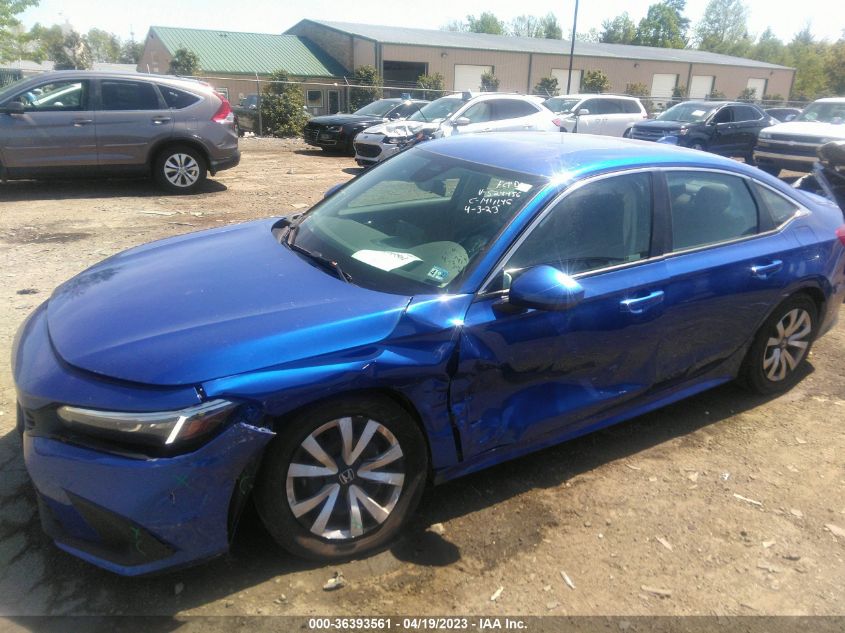 2022 HONDA CIVIC SEDAN LX - 2HGFE2F23NH524456