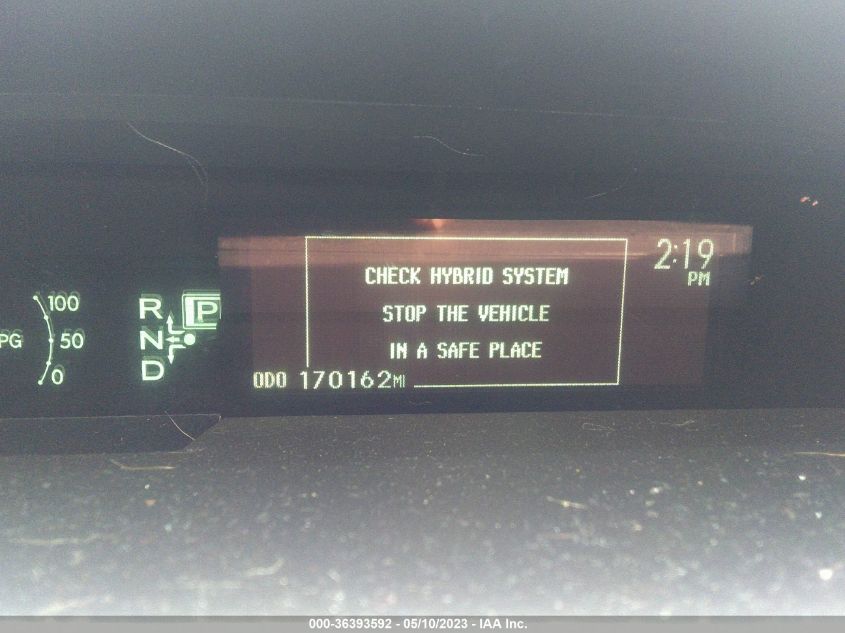 2013 TOYOTA PRIUS ONE/TWO/THREE/FOUR/FIVE - JTDKN3DU3D1667377
