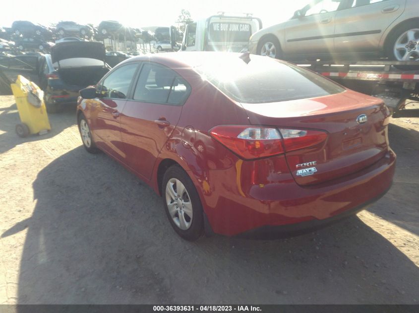 2016 KIA FORTE LX - KNAFK4A6XG5573626