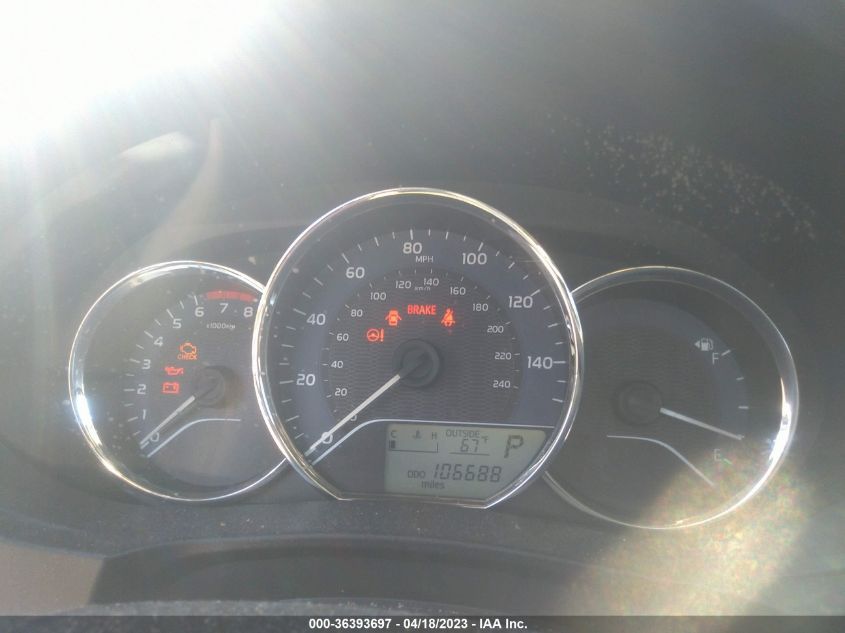 2014 TOYOTA COROLLA L/LE/S/S PLUS/LE PLUS - 2T1BURHE9EC143530