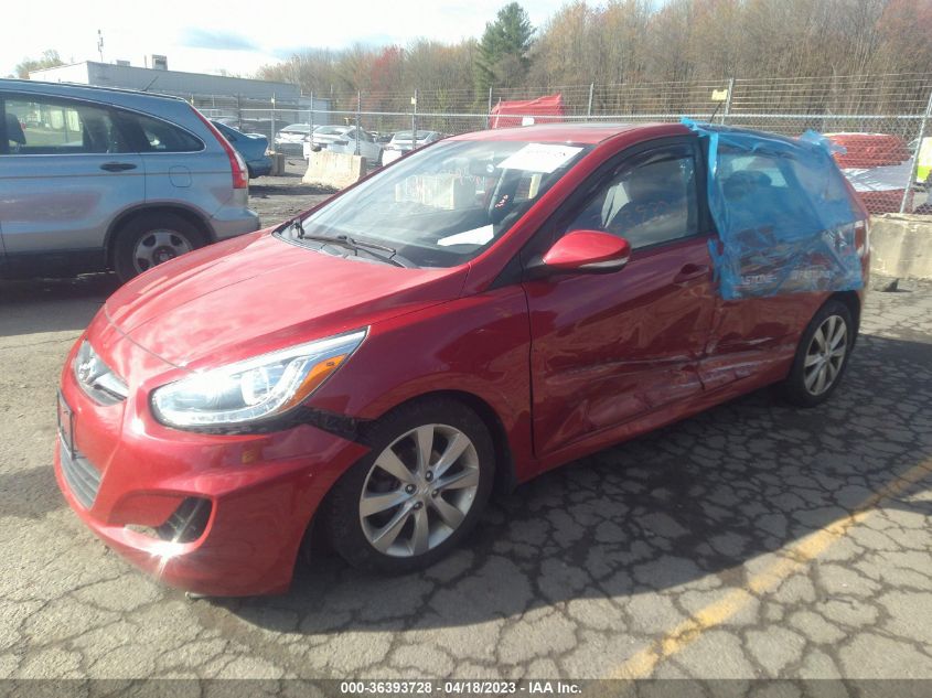 2014 HYUNDAI ACCENT SE - KMHCU5AEXEU154557