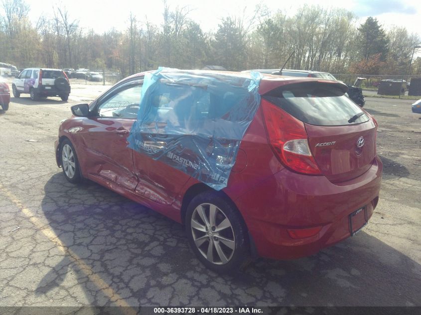 2014 HYUNDAI ACCENT SE - KMHCU5AEXEU154557